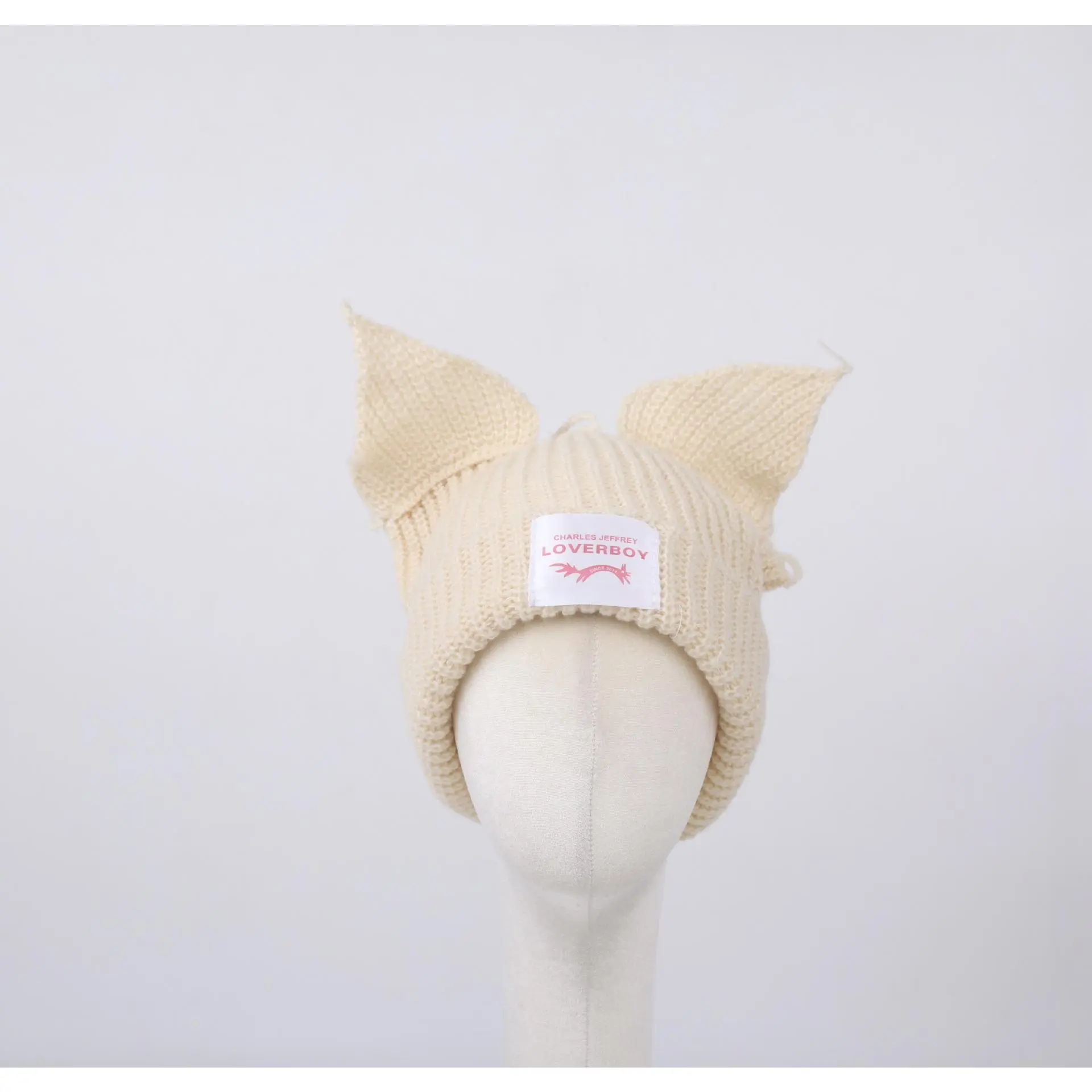 Solid color [short ears] beige