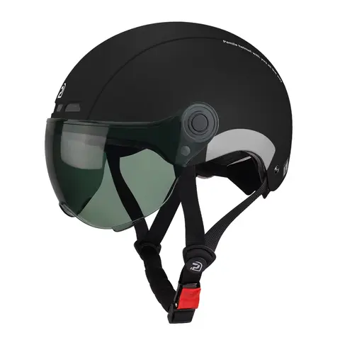 Pemila Mountain Bike Helmet, Active Outdoor, Abs Hard Shell + Eps Cushioning, Dual Protection, Adjustable Size, Multi-Angle Anti-Wind Goggles, Unisex