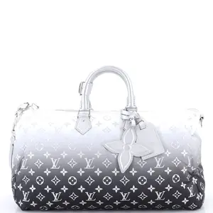 Pre-owned Louis Vuitton Nylon Travel Bags Keepall Bandouliere Bag LV Ski Gradient Monogram 45 by Rebag