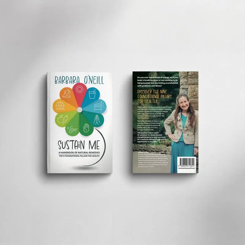 Barbara O'Neill: Sustain Me (Sealed Hardcover Edition) Natural Remedies Handbook – 9 Health Pillars