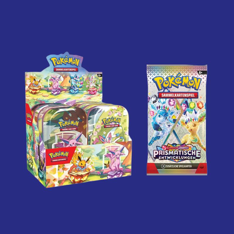 German Prismatic Evolutions Mini Tin (GER) - Pokemon TCG Scarlet & Violet