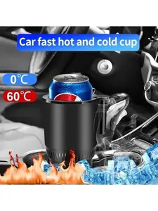 2-in-1 Car Heating & Cooling Cup |   12V Smart Travel Mug with Digital Temperature
