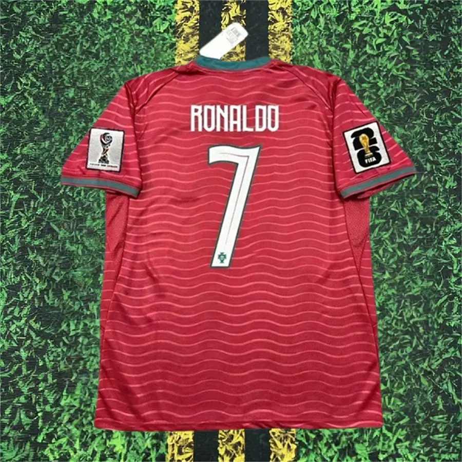 2026 Portugal Home Ronaldo 7# Short sleeve Soccer jersey