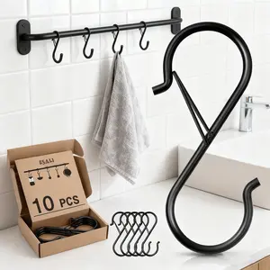 High-Demand S-Shaped Hooks Compact Design Storage Hangers for RV & Dorm Rooms to Maximize Limited Space
