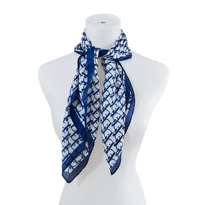 Versatile Pattern Silk Scarf