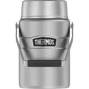 Thermos SK3030MSTRI4 47 oz Stainless Steel Food Jar, Matte Thermos SK3030MSTRI4 47 oz Stainless Steel Food Jar, Matte
