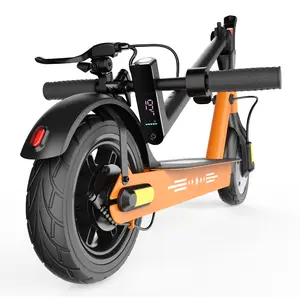 V9 Electric Scooters 350W Motor Battery, 10inch Solid Tires,35/45 Max Range, Charge Time 4/5 h, Foldable E-Scooter with App Control & Disc Braking System for Smart APP Contro LED Display Kids Dual Suspension High-Speed