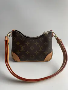 Pre-owned Louis Vuitton Coated canvas Shoulder Bags Boulogne Nano 【BF 12U】