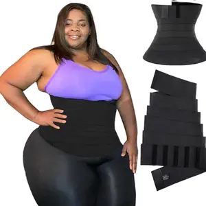 Compression band waist wrap trainer belt shaper