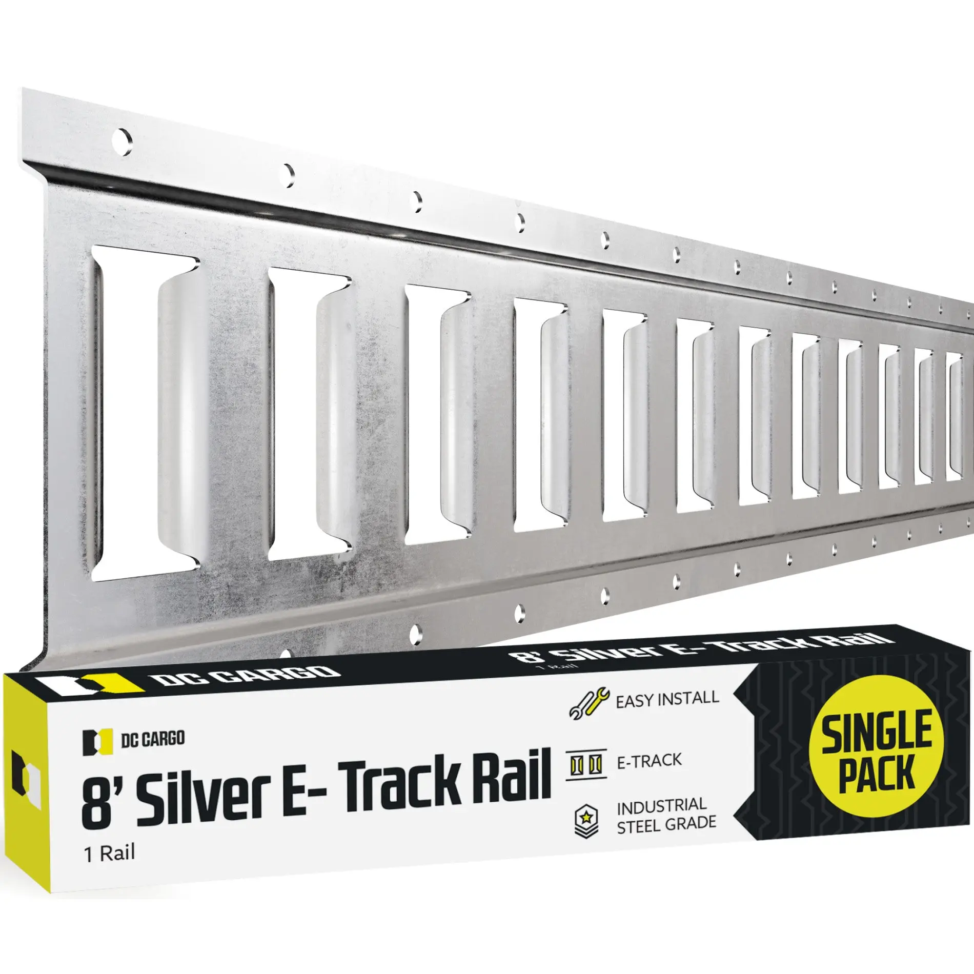 Galvanized Horizontal E track Tie-down Rail