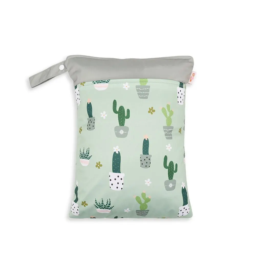 Reusable Waterproof Wet Wipe Bag, Ideal for Cloth Diapers, Beach and Travel Use, Perfect Size 11.8 X 15.7, Great Gift for Christmas Halloween Thanksgiving