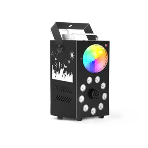 UKING 700W Wireless Remote Fog Machine with 3 in 1 RGB LED Stage Light Smoke Color Effects for DJ Disco Halloween Parties Events