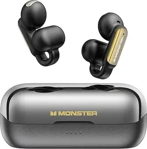 Monster Open AC601 earbuds wireless ,Open Ear Design with ENC | Crystal Clear Calls, IPX5 Waterproof | 32H Playtime, USB-C Charging (Bluetooth 5.4)
