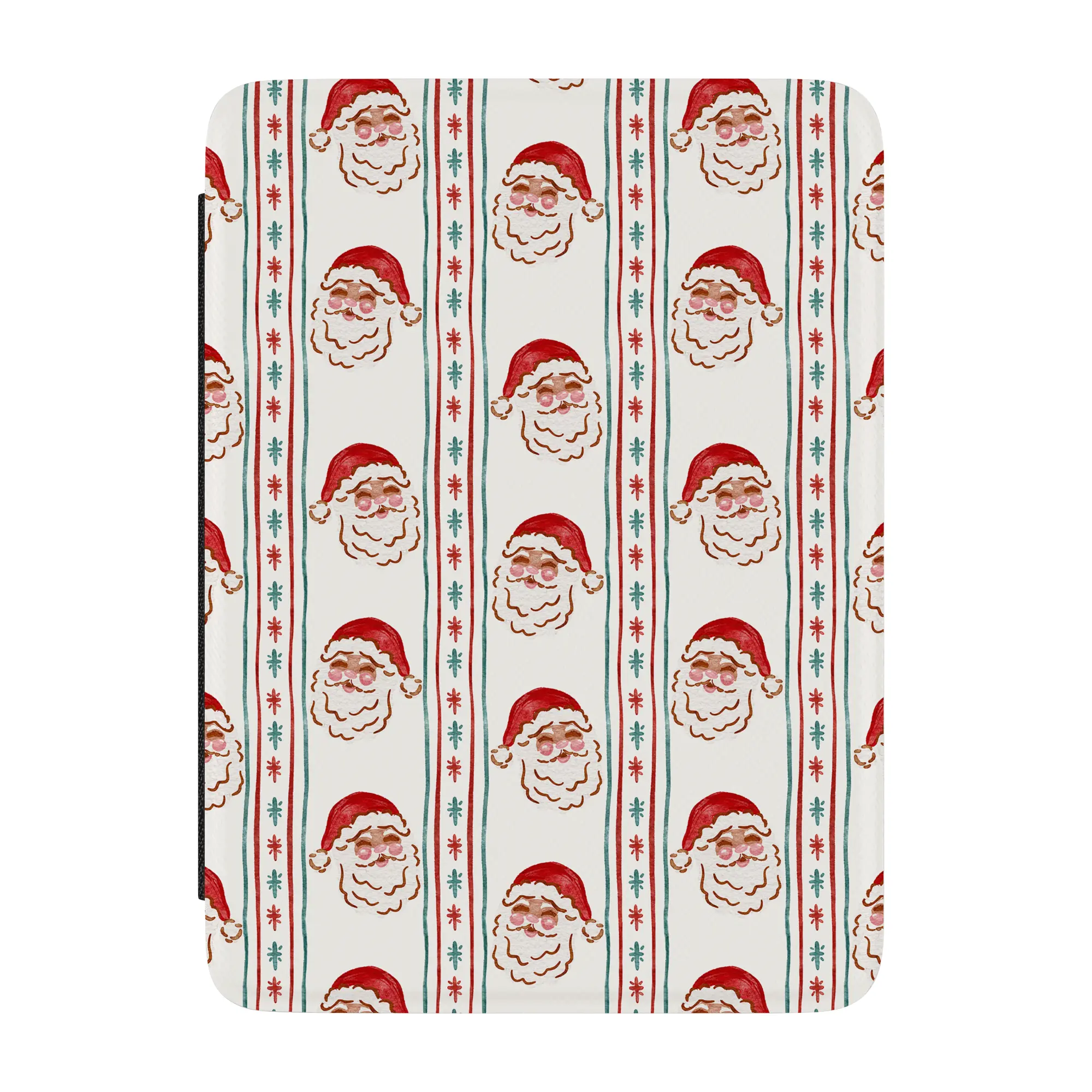 Casely Kindle Tablet Cover - Christmas Retro Jolly St. Nick Holiday Design, Soft Shell Tablet Accessory for Kindle Paperwhite Signature Devices