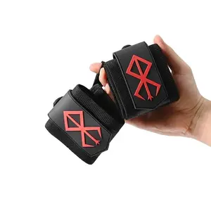Powerlifting Wristband for Men, Wristband Support for Weightlifting, Gym, Heavy Duty Training, Berserk Anime Wrist Wraps