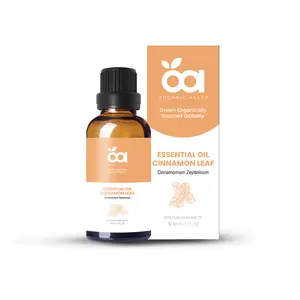 Cinnamon Leaf Essential Oil by Organic Alley (1 Fl Oz) | 100% Pure & Natural Cinnamomum Zeylanicum | Perfect for Aromatherapy & Home Fragrance