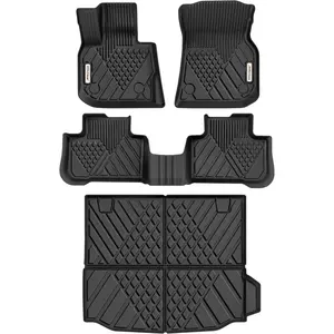 TPE Floor Mats fits 2018-2024 BMW X3 | 1st, 2nd Row, Trunk Mat, All Weather, Waterproof