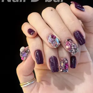 Press-On Nails with Adhesive Tabs for Beginners Easy Application and Removal Reusable Gentle on Nails