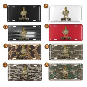 Duck You Camo License Plate - Funny Hunting Humor, Duck Call Inspired, Custom Car Tag for Hunters, Outdoor Gifts, Hunting Dad Decor