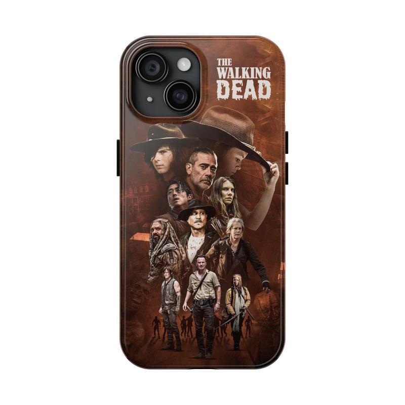 The Walking Dead Tough Phone Case Survival Movie Gift For Fan Phone Accessories TWD Phone Case Suitable for iPhone 17-11 Pro Max/Plus and  Samsung Galaxy S23-25