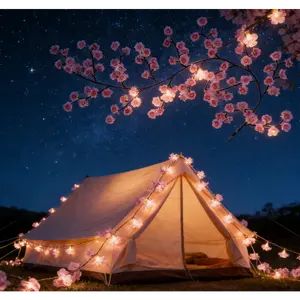 Cherry Blossom Tree Light, Artificial Cherry Blossom Bedroom Decorative Light, Suitable for Parties, Restaurants, Dances, Wall Decorations, Weddings, Festive Novelty Lights, Christmas, Home Ambiance Lights