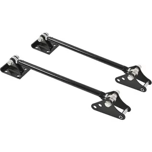 Traction Bars Compatible with 1973-1987 Chevrolet/GMC C10 C15 Suspension Traction Bar System for Rear Flip Kit Heavy Duty Powder Coated Steel Black