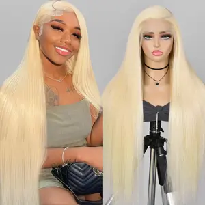 613 13x4 Lace Front Wig Human Hair 180 Density Blonde Wig Human Hair 613 Lace Front Wigs Human Hair Straight Lace Frontal Wig
