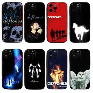 Band D-Deftones Music Phone Case For iPhone 17,16,15,14,13,12,11,Pro,X,XS,Max,XR,Plus,Mini and Samsung S26 S25 S24 S23 S22 S21 FE Ultra Plus EDGE Soft Black Cover
