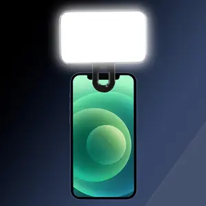 USB Rechargeable Selfie Light Clip – Adjustable Brightness & Color Temp, Perfect for Phone, Tablet, Laptop (Ideal for Vlogging, Makeup, Video Calls) selfie  light small  rig  light stream light creator  assistant  tool