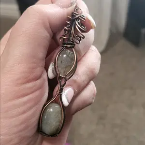 Wire Wrapped Labradorite pendant