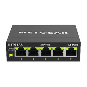 Netgear GS305E-100NAS 5-Port Gigabit Ethernet Smart Managed Plus Switch