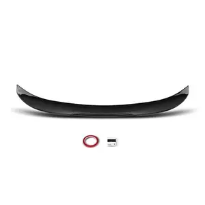 Rear Trunk Spoiler Wing Fit For 11-17 BMW F10 528i 535i M5 Gloss Black PSM Style