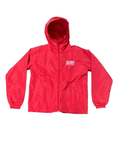 SS25 RED WINDBREAKER JACKET