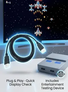 HDMI Video Cable Entertainment Kit – 1080P Plug & Play, Ready to Use Out of the Box | Bonus Retro Fun Included Compact Laundry Washer and Dryer Set Instant Hot Water Shower Head reservoir top load washing machine tumble agitator