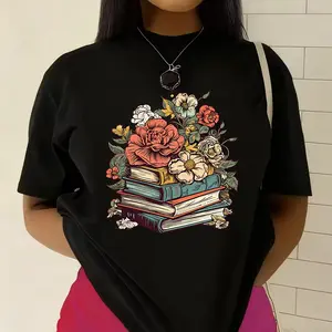 Of Course I Talk To God' Christian Minimalist Print T-shirt Faith Style Casual Top