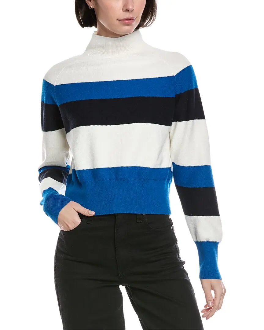 Brodie Cashmere Mock Neck Cashmere-Blend Sweater