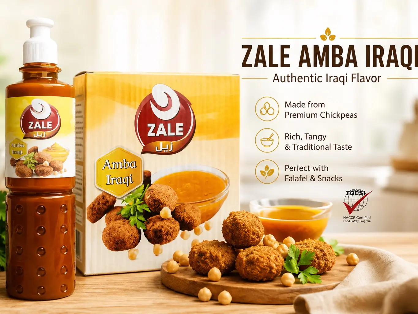 ZALE Iraqi Amba Sauce | Traditional Middle Eastern Condiment - 3 Pack