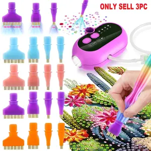 DIY Diamond Painting Multi-Color Vacuum Pen Drill Head Replacement Kit, Suitable for Most Vacuum Pens, Diamond Art Accessories, Crafts, Diamond Art Tools