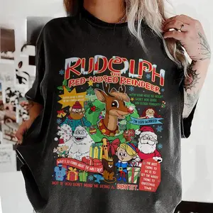 Delivered after Christmas-Rudolph The Red Nosed Reindeer, Christmas T-Shirt, Christmas Gift, Christmas Holiday Shirt, Funny Christmas Tee