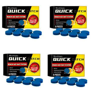 MoonSpry Roach Bait Gel Station – Powerful Cockroach Killer for Kitchen & Home, Long-Lasting Roach Control Indoor and Trap moon spray Repellent Set