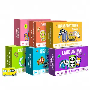 Animal and Letter Refrigerator Magnets, Cute Animal and Big Letters Theme, Magnetic Alphabet Fridge Magnets, Educational Learning Gift, Early Education Material for School-Age Children