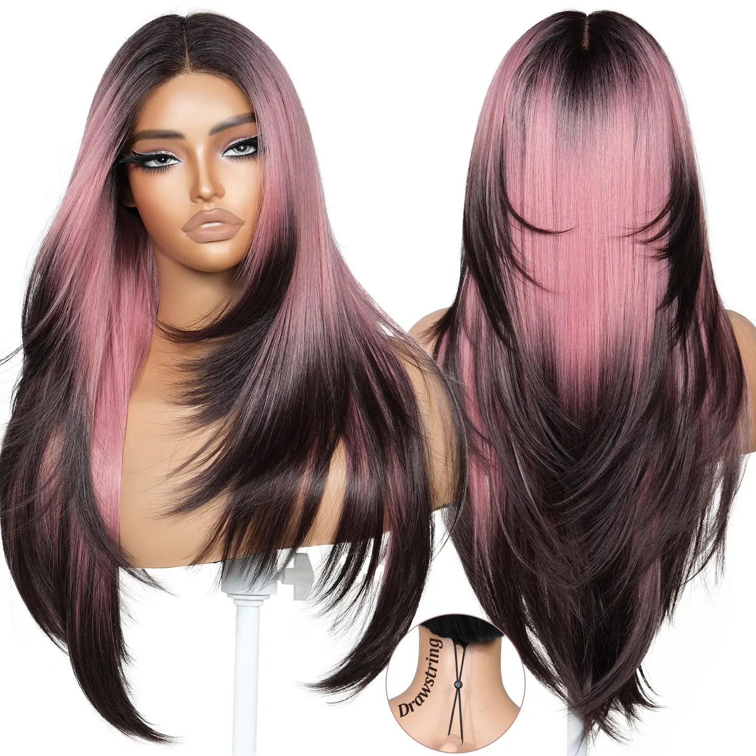 Ombre Smoky Pink
