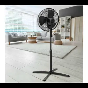 16” Oscillating Pedestal Fan – Adjustable Height, 3 Speeds, Quiet Cooling for Bedroom & Living Room
