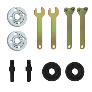 Electric Drill Conversion Angle Grinder Adapter Connecting Rod Kit with Wrench Variable Shaft Coupler Converter Tool,10mm Arbor Mandrel Adapter,Adapter Set for Most Small Angle Grinder
