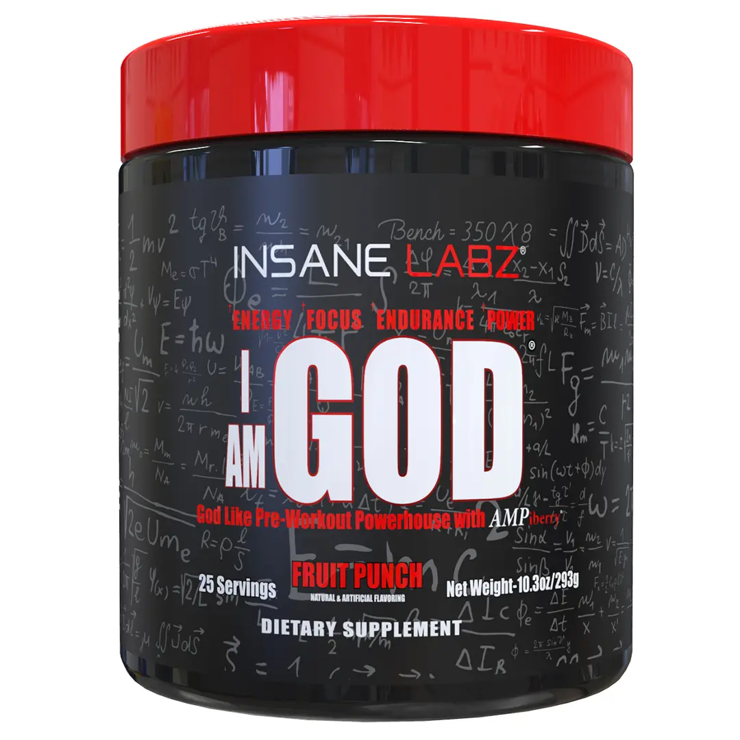 Insane Labz I Am God Pre-Workout High Stim Insane Labz I Am God Pre-Workout High Stim