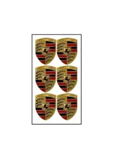 POPULAR PORSCHE CAR LOGO EMBLEM LAMINATED STICKERS