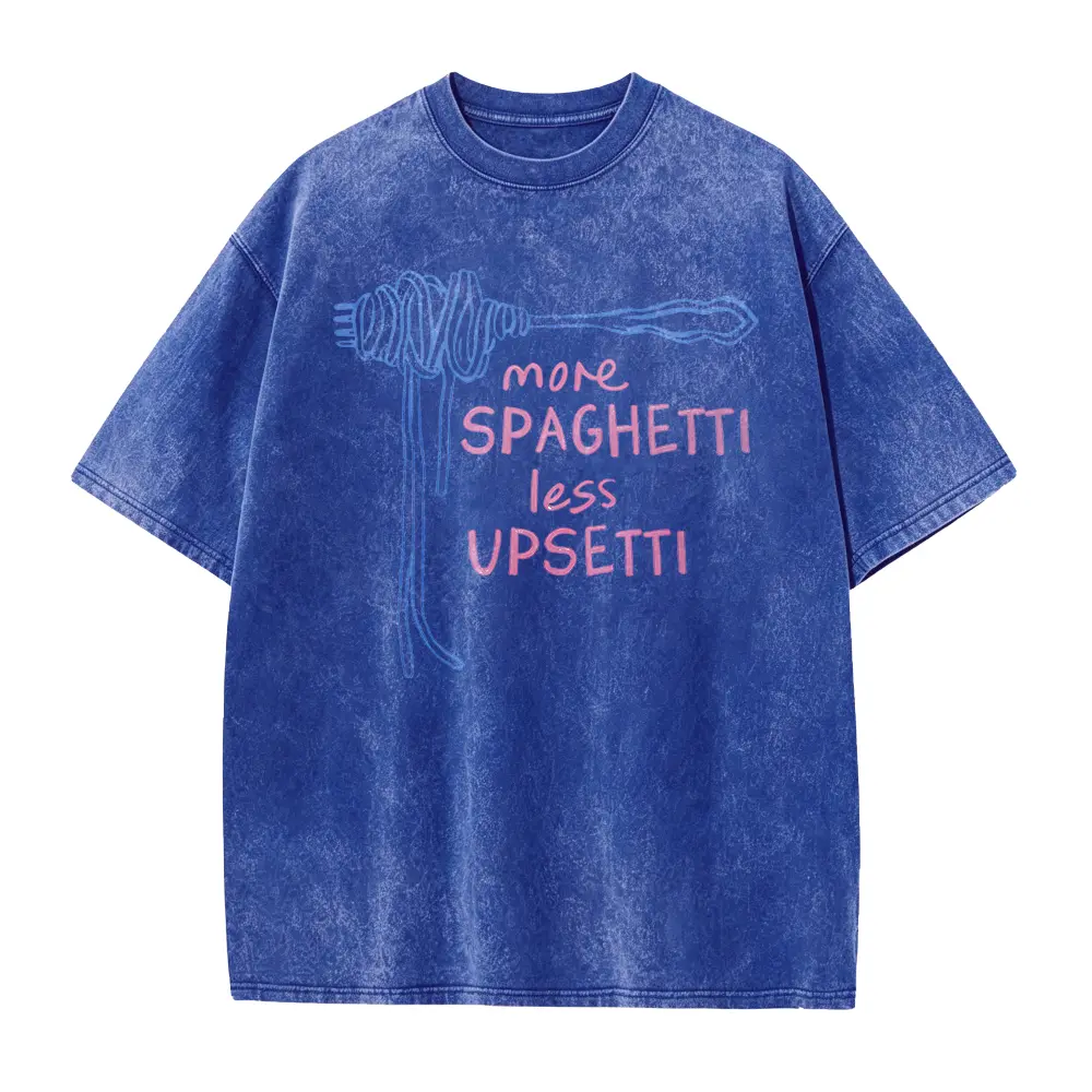 Washed T-shirt-Blue