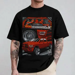 Dodge Ram 4th Gen Truck T-Shirt, Diesel Pickup Truck Tee, Turbo Engine Mechanic Shirt, Car Guy Gift