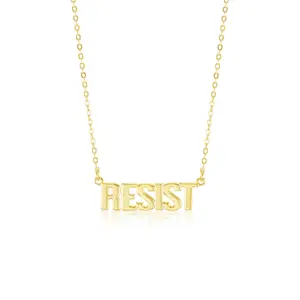 "RESIST" Nameplate