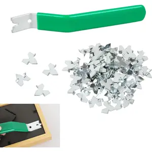 Frame Point Driver Tool, Glazing Push Point Driver Tool with 100 Push Points